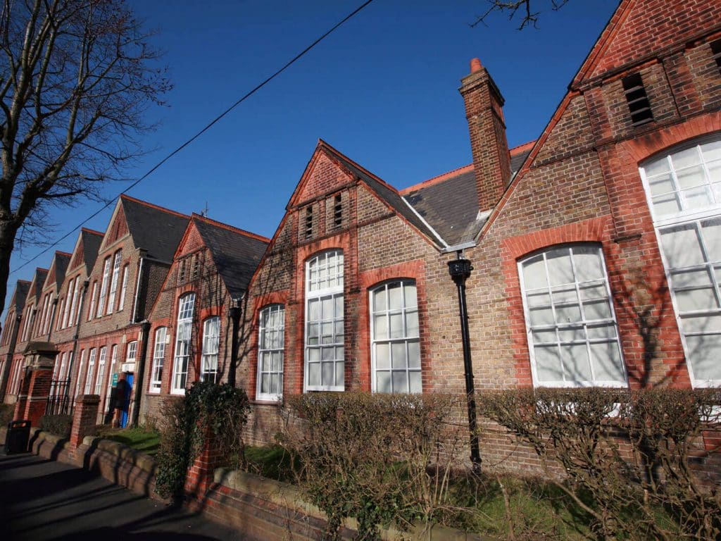 renovated and upgraded 60 sash windows in two Brighton junior schools