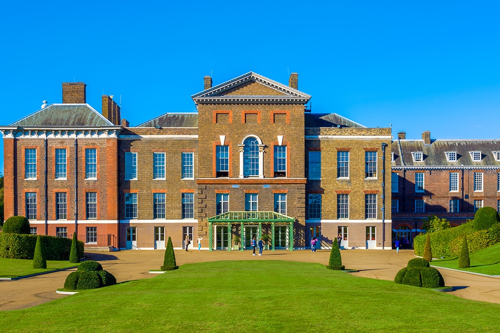 Stunning gardens and elevation: Kensington Palace
