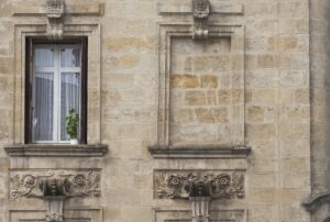 Windowed closed with bricks