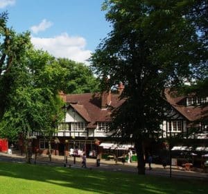 shop front of Bourneville Birmingham
