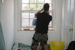Timber wood window renovation
